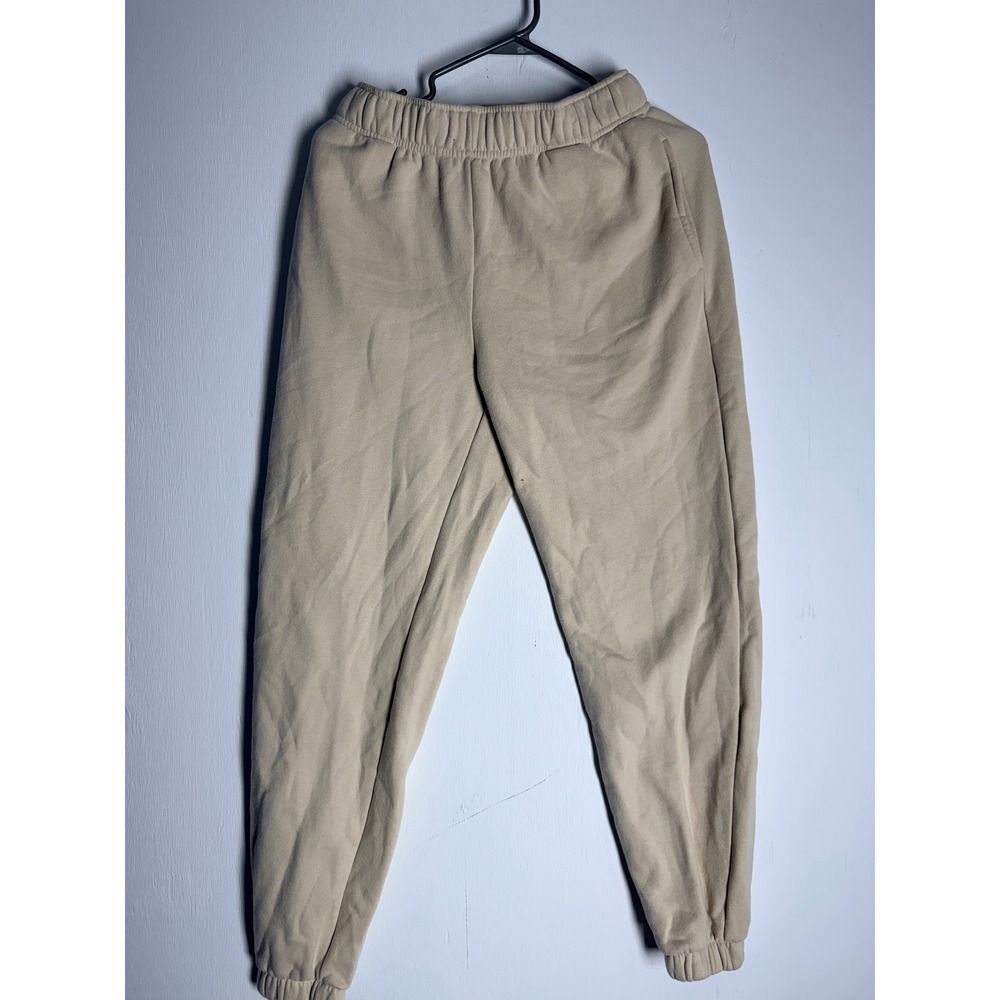 Wild Fable Tan Beige Fleece Joggers Sweatpants High Waisted XS